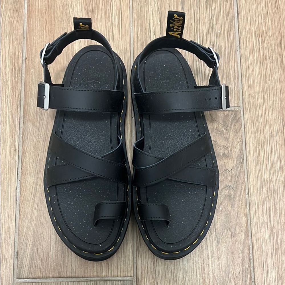 Dr. Martens Black Flats with Durable Sole